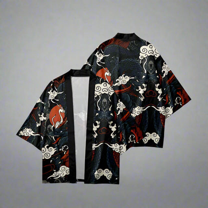 Mystical Dragon Cardigan Wrap -  casual wear - Mystical Dragon Cardigan Wrap for Unique Fashion Statement - View 3