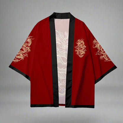 Mystical Dragon Wrap robe - dragon kimono - Elegant Dragon Kimono Wrap Robe for Comfort and Style - Main view