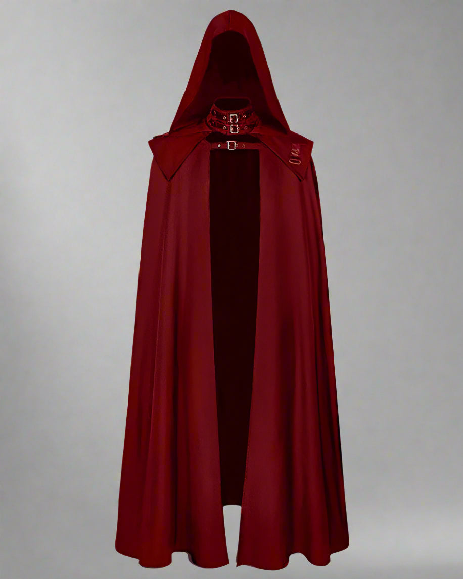 Mystical Gothic Hooded Cloak -  halloween costume - Mystical Gothic Hooded Cloak for Themed Events - View 4