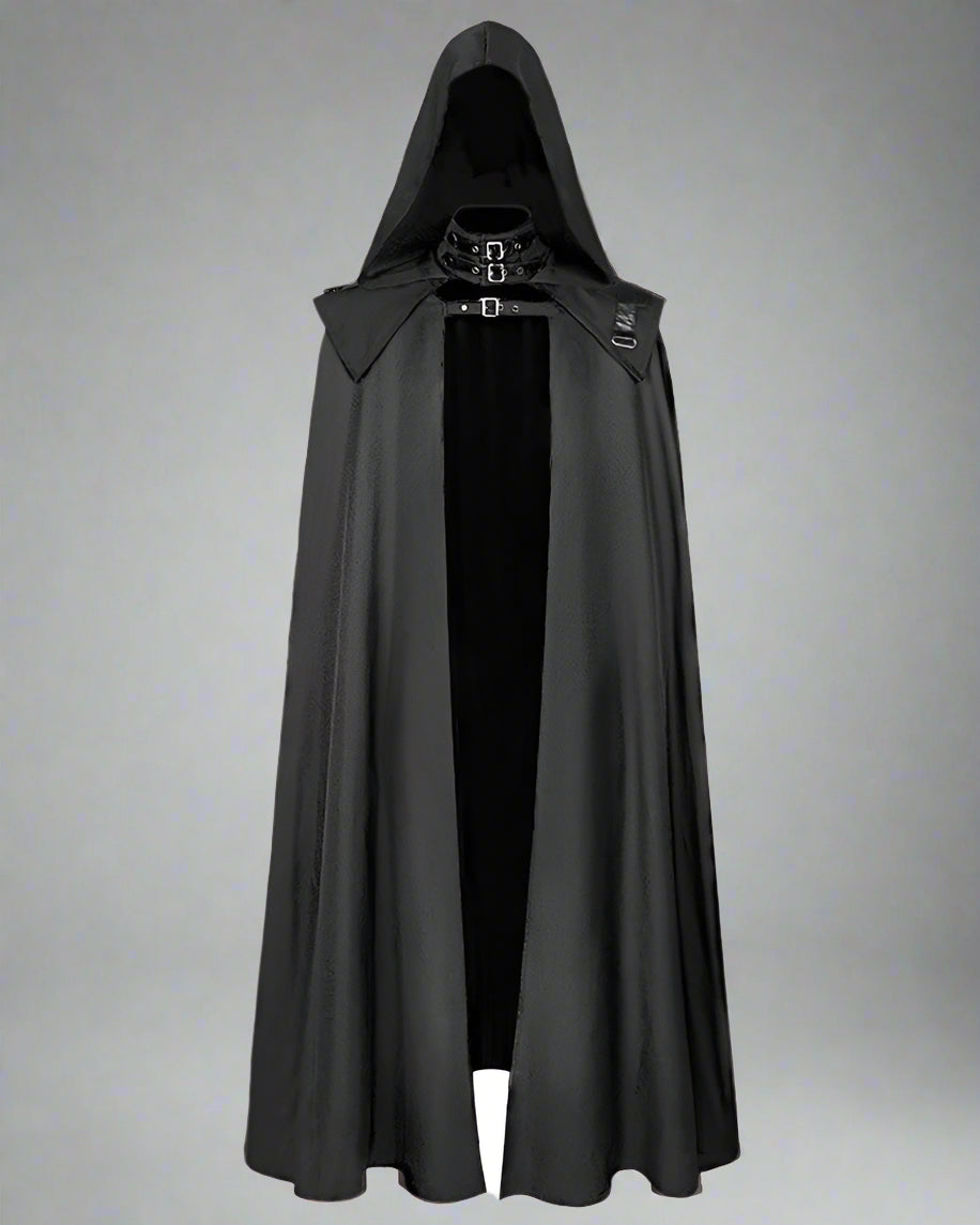 Mystical Gothic Hooded Cloak -  hooded cloak - Mystical Gothic Hooded Cloak for Themed Events - View 5
