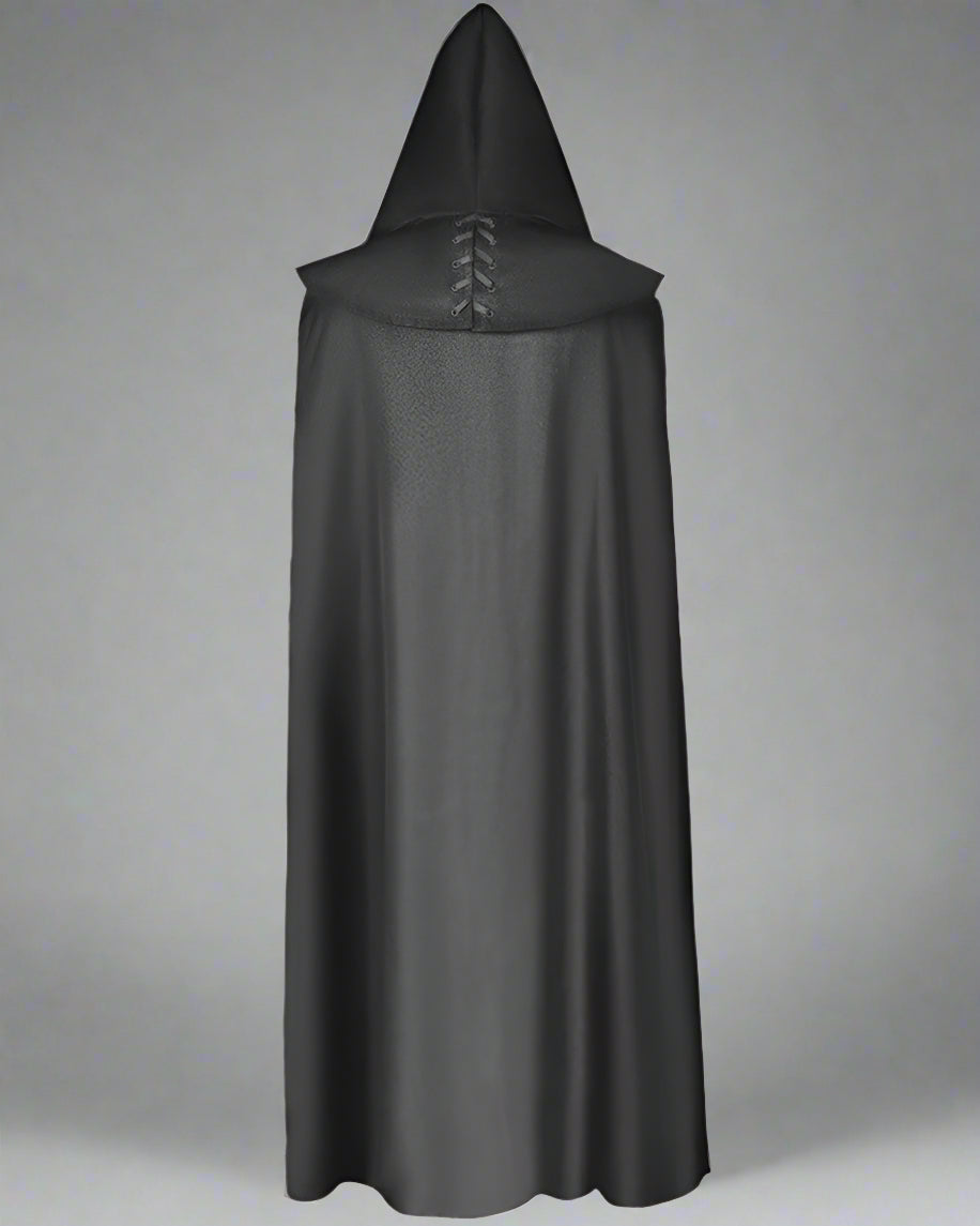 Mystical Gothic Hooded Cloak -  techwear clothing - Mystical Gothic Hooded Cloak for Themed Events - View 6