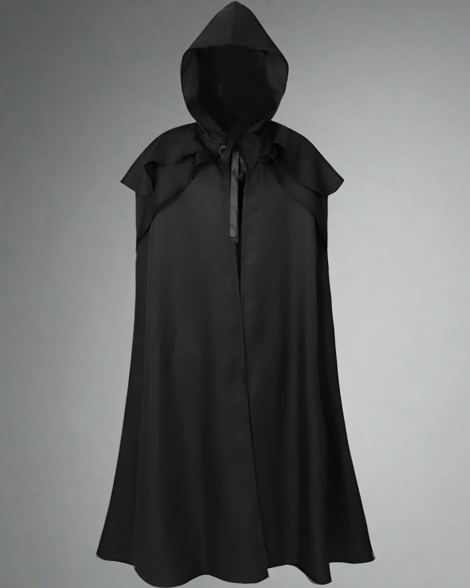 Mystical Gothic Hooded Cloak -  techwear robe - Mystical Gothic Hooded Cloak for Themed Events - View 7
