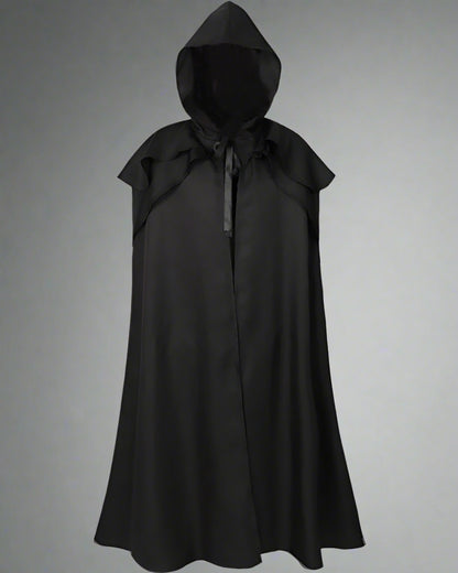Mystical Gothic Hooded Cloak -  techwear robe - Mystical Gothic Hooded Cloak for Themed Events - View 7