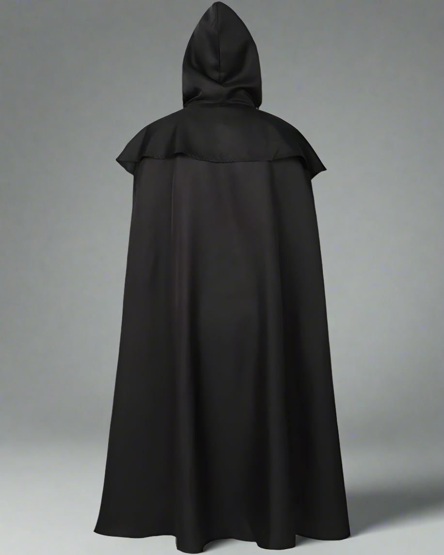 Mystical Gothic Hooded Cloak -  versatile cloak - Mystical Gothic Hooded Cloak for Themed Events - View 8