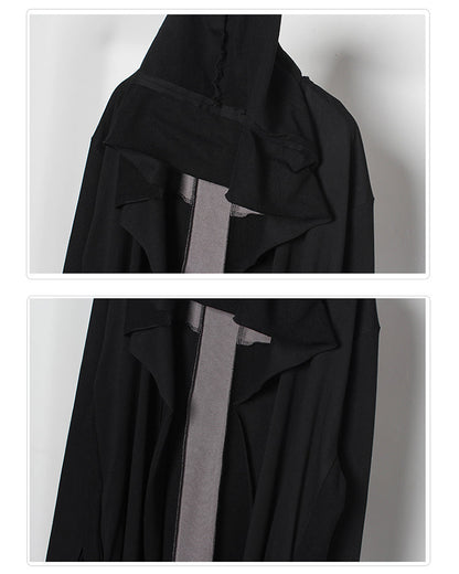 Mystical Ninja Long Cape Coat - ninja coat - Ninja-Inspired Long Cape Coat for Comfortable Layering - View 8