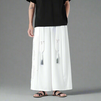 Mythical Warrior Hakama Trousers -  ankle-length trousers - Hakama Trousers for Modern Street Style - View 3
