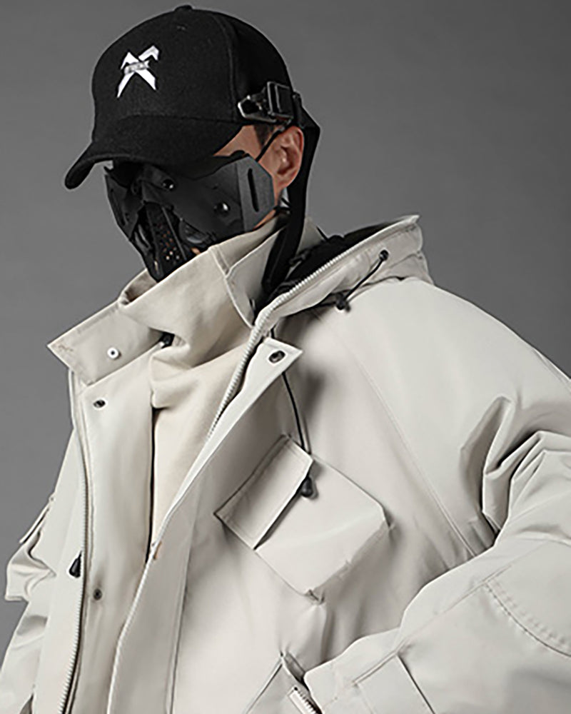 Neon Cyberpunk Hooded Jacket -  hooded jacket - Neon Cyberpunk Hooded Jacket for Urban Adventures - View 13