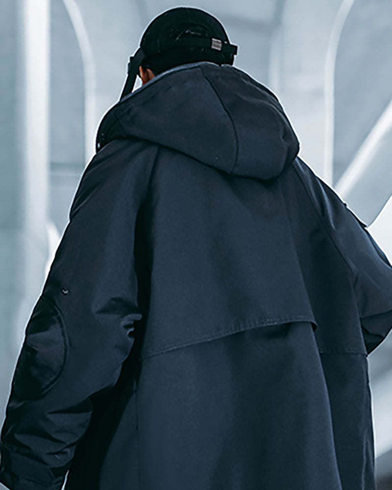 Neon Cyberpunk Hooded Jacket -  hooded jacket - Neon Cyberpunk Hooded Jacket for Urban Adventures - View 5