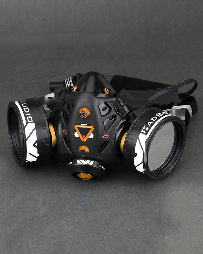 Neon Cyberpunk Light-Up Mask -  cyberpunk mask - Customizable Neon Cyberpunk LED Mask for Bold Fashion - View 4