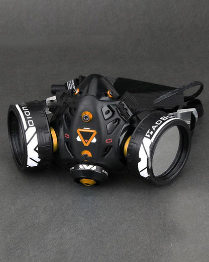 Neon Cyberpunk Light-Up Mask -  cyberpunk mask - Customizable Neon Cyberpunk LED Mask for Bold Fashion - View 4