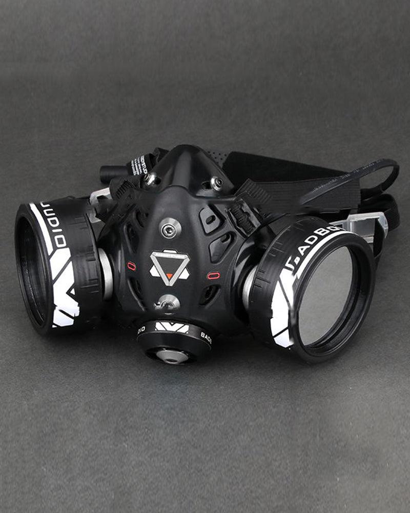 Neon Cyberpunk Light-Up Mask - futuristic cyberpunk mask - Customizable Neon Cyberpunk LED Mask for Bold Fashion - View 7