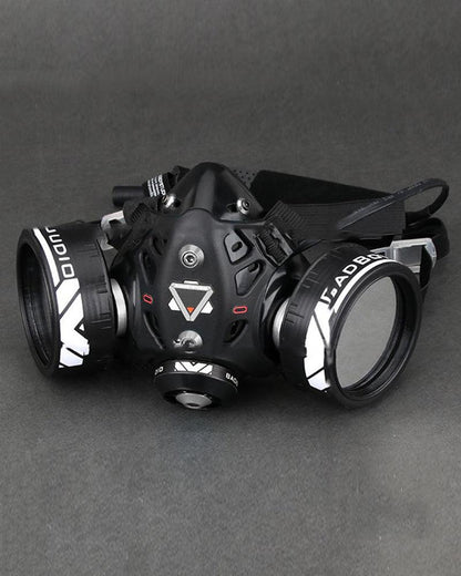 Neon Cyberpunk Light-Up Mask - futuristic cyberpunk mask - Customizable Neon Cyberpunk LED Mask for Bold Fashion - View 7