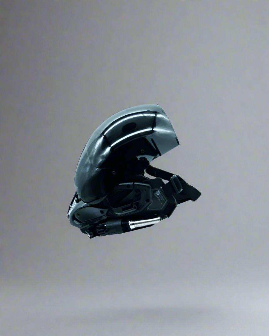 Neon Glow Cyberpunk Helmet -  techwear - Stylish Neon Glow Cyberpunk LED Helmet for Streetwear - View 15
