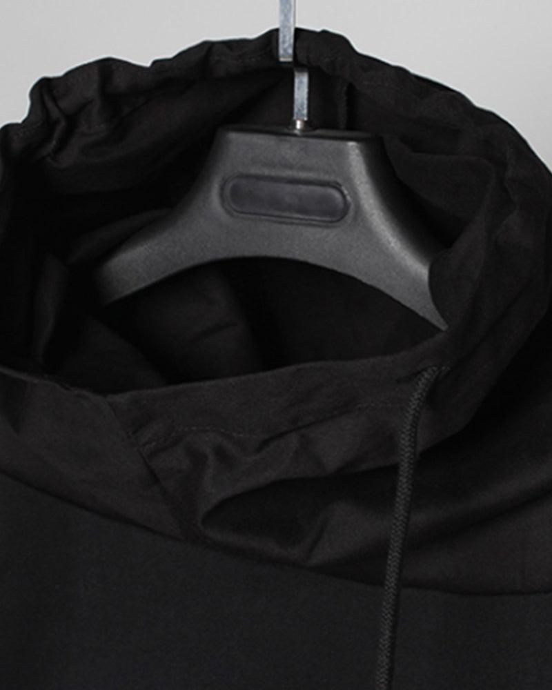 Ninja-Inspired Futuristic Cape Hoodie - BEST SELLERS - Ninja-Inspired Cape Hoodie for Stylish Techwear - View 11