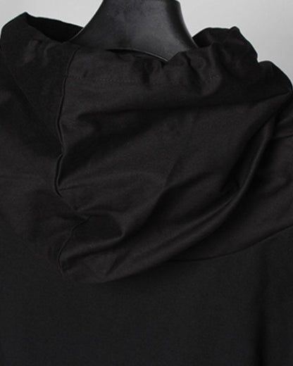 Ninja-Inspired Futuristic Cape Hoodie - cape hoodie - Ninja-Inspired Cape Hoodie for Stylish Techwear - View 12