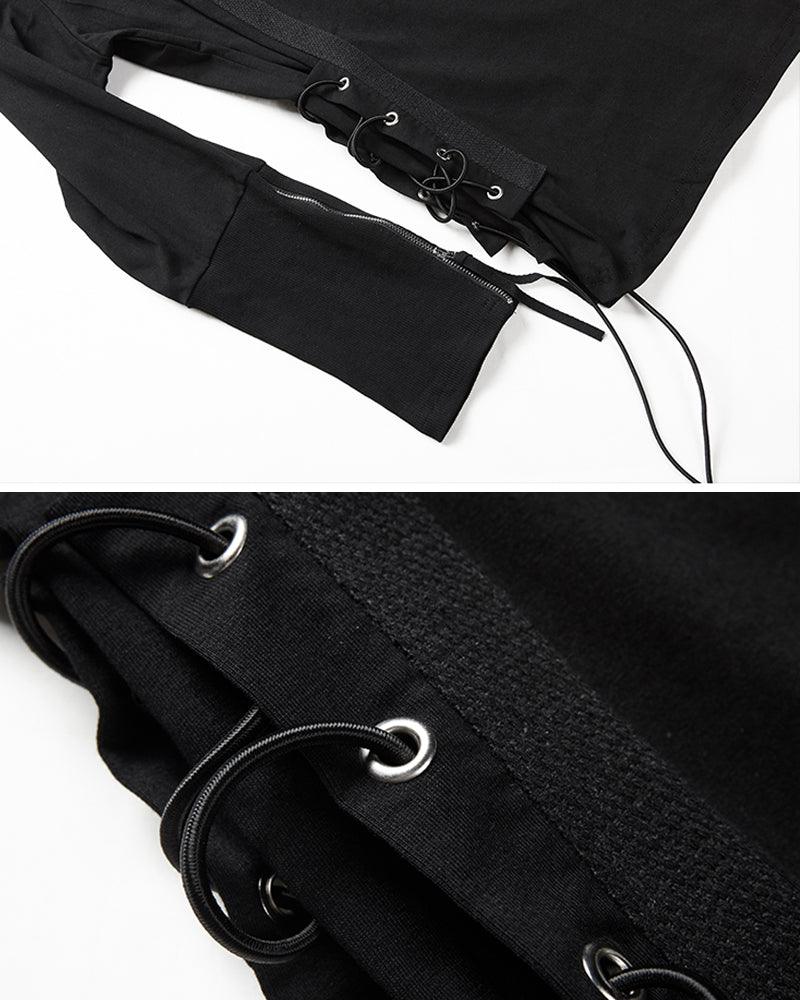 Ninja-Inspired Techwear Bandage Tee -  fashionable t-shirts - Ninja-Inspired Techwear Bandage Tee for Urban Style - View 5
