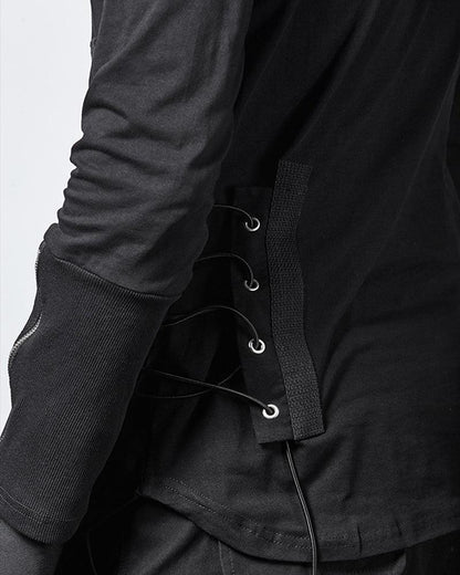 Ninja-Inspired Techwear Bandage Tee -  urban t-shirt - Ninja-Inspired Techwear Bandage Tee for Urban Style - View 7