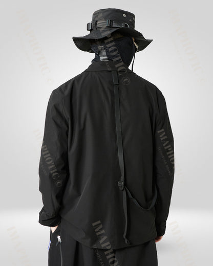 Oversized Tactical Suit Jacket -  functional blazer - Oversized Tactical Suit Jacket for Stylish Adventures - View 4