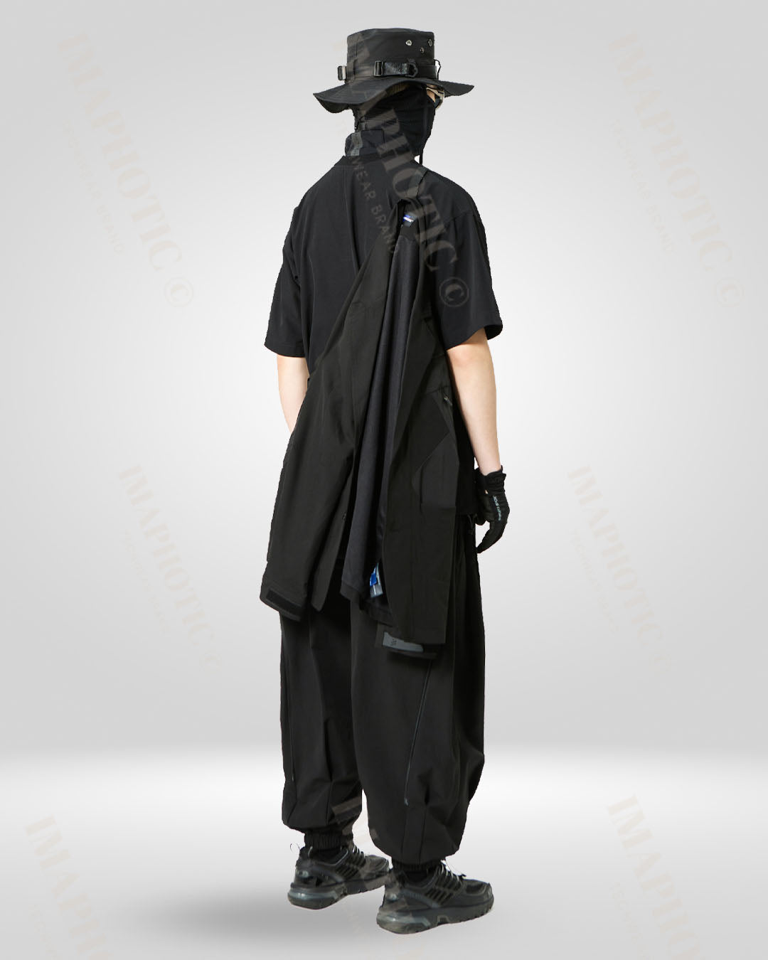 Oversized Tactical Suit Jacket -  lightweight blazer - Oversized Tactical Suit Jacket for Stylish Adventures - View 5