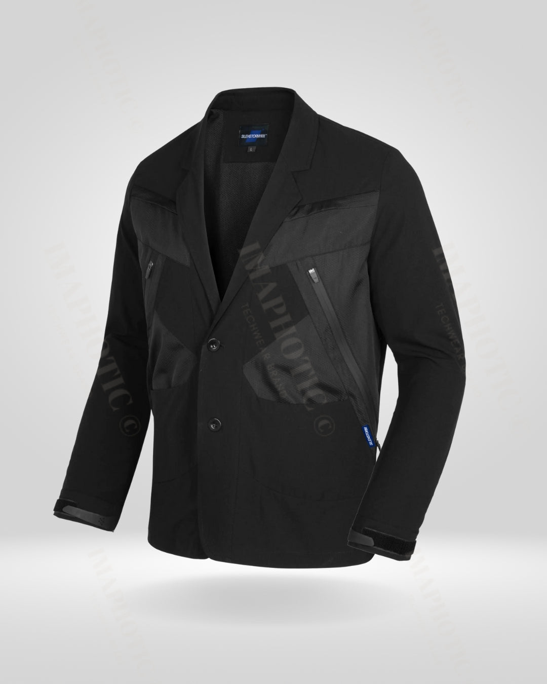 Oversized Tactical Suit Jacket - water-repellent jacket - Oversized Tactical Suit Jacket for Stylish Adventures - View 2