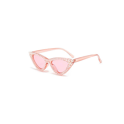 Pearl-Cat Eye Sunglasses -  fashion - Stylish Pearl-Cat Eye Sunglasses for Modern Elegance - View 3