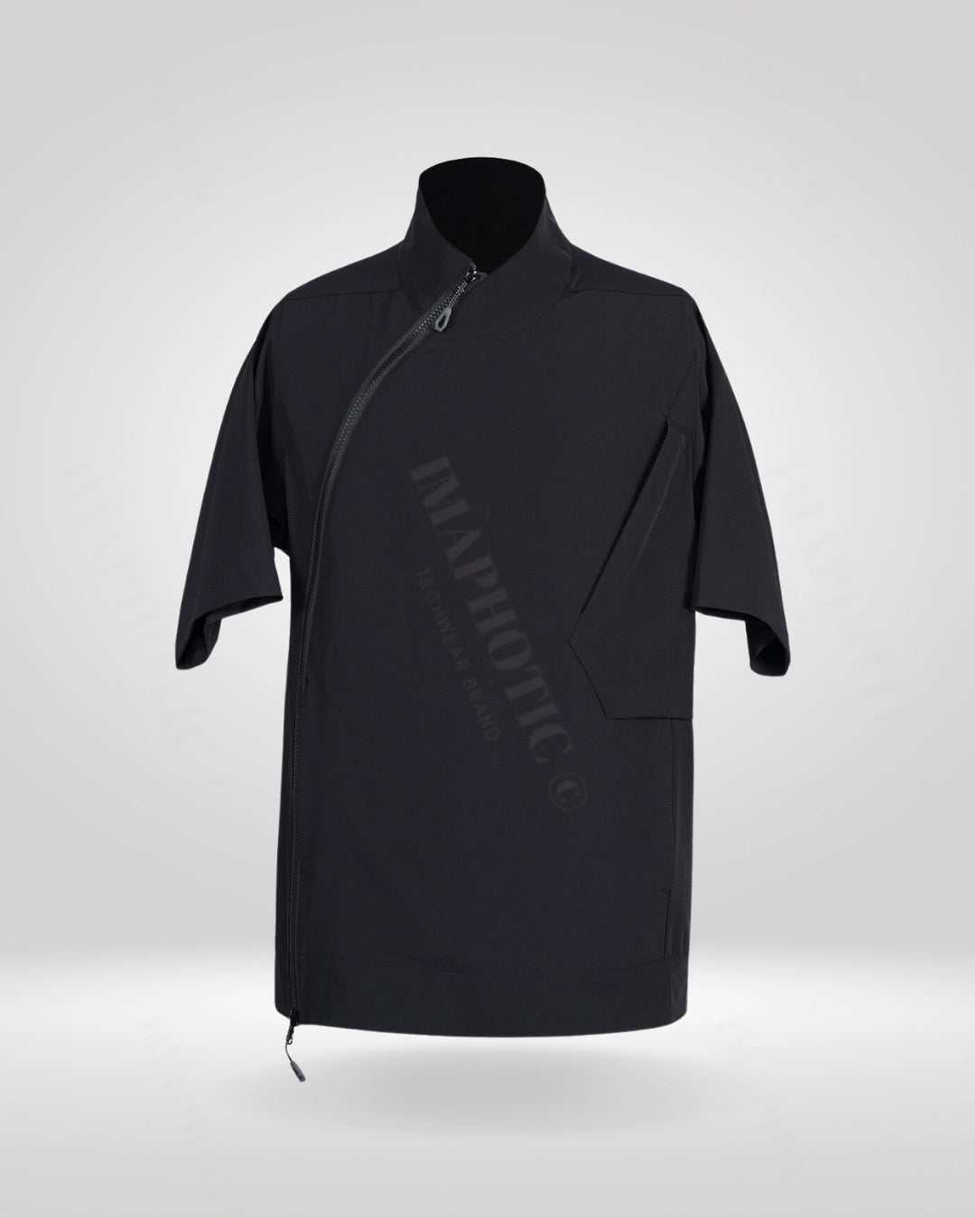 Performance Zipper Pocket Tactical Short Sleeve Shirt -  lightweight - Innovative Tactical Short Sleeve Shirt with Zipper Pockets - View 3