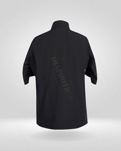Performance Zipper Pocket Tactical Short Sleeve Shirt -  modern tactical wear - Innovative Tactical Short Sleeve Shirt with Zipper Pockets - View 4