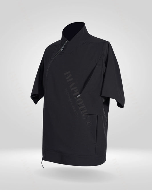 Performance Zipper Pocket Tactical Short Sleeve Shirt - quick-drying shirt - Innovative Tactical Short Sleeve Shirt with Zipper Pockets - Main view