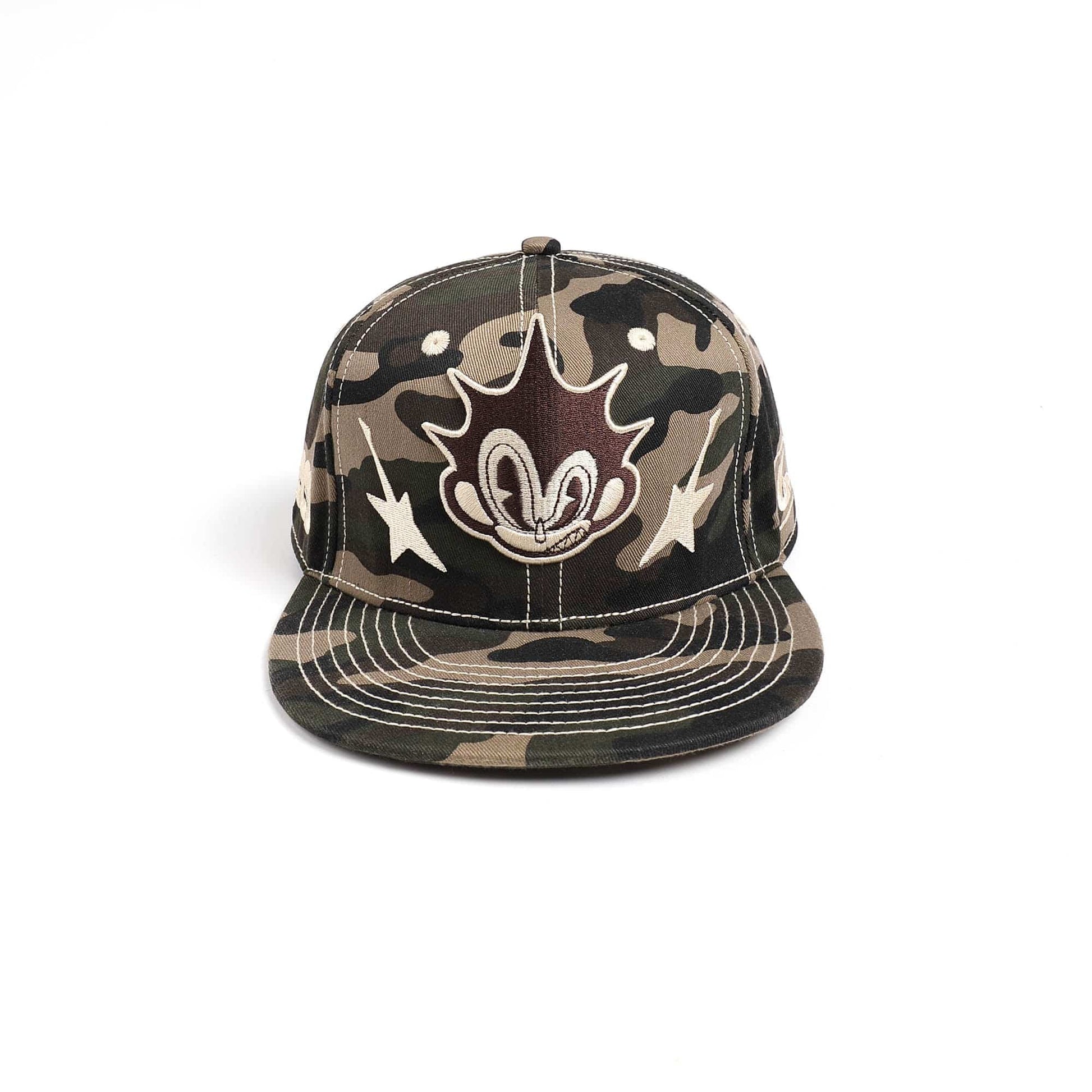 Playful Camo Character Cap - camo cap - Playful Camo Character Cap for Fun Outdoor Adventures - Main view