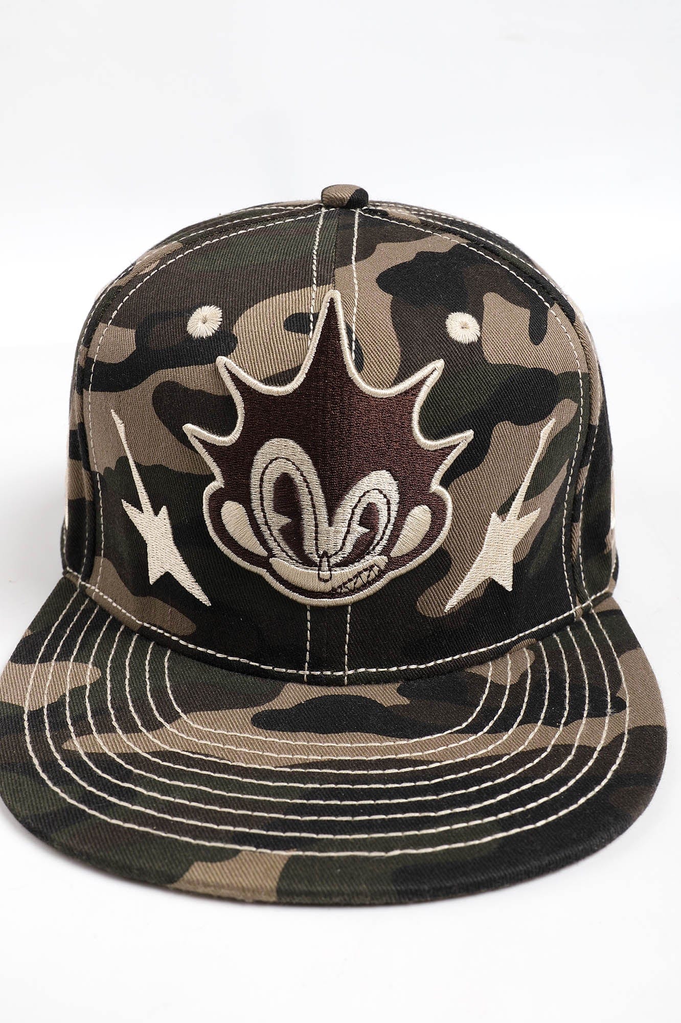 Playful Camo Character Cap -  comfortable streetwear cap - Playful Camo Character Cap for Fun Outdoor Adventures - View 12