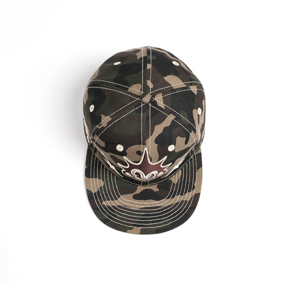 Playful Camo Character Cap - embroidered character cap - Playful Camo Character Cap for Fun Outdoor Adventures - View 2