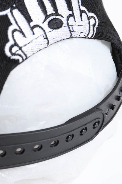 Playful Embroidered Mouse Cap -  casual accessory - Playful Embroidered Mouse Cap for Everyday Fun - View 10