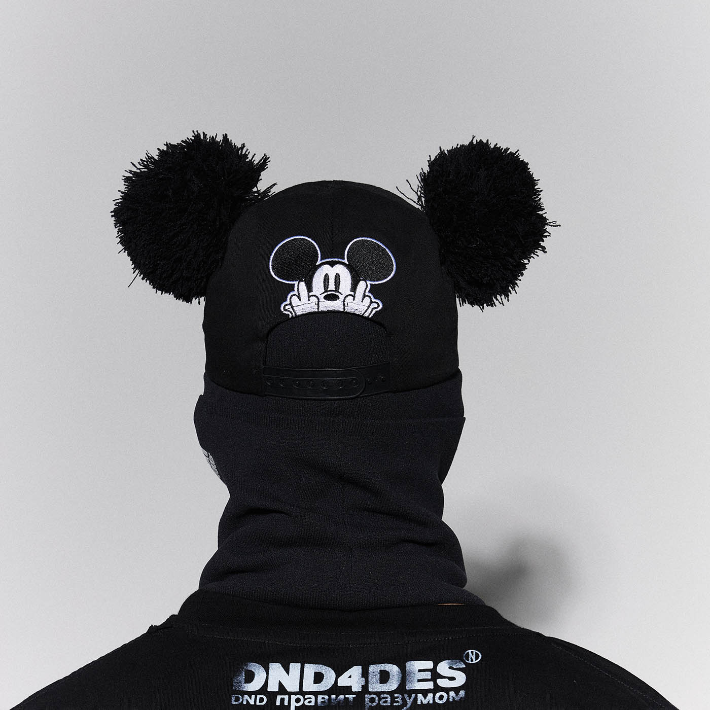 Playful Embroidered Mouse Cap - mickey cap - Playful Embroidered Mouse Cap for Everyday Fun - View 2
