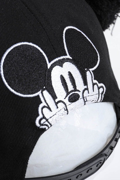 Playful Embroidered Mouse Cap - mickey cap - Playful Embroidered Mouse Cap for Everyday Fun - View 9
