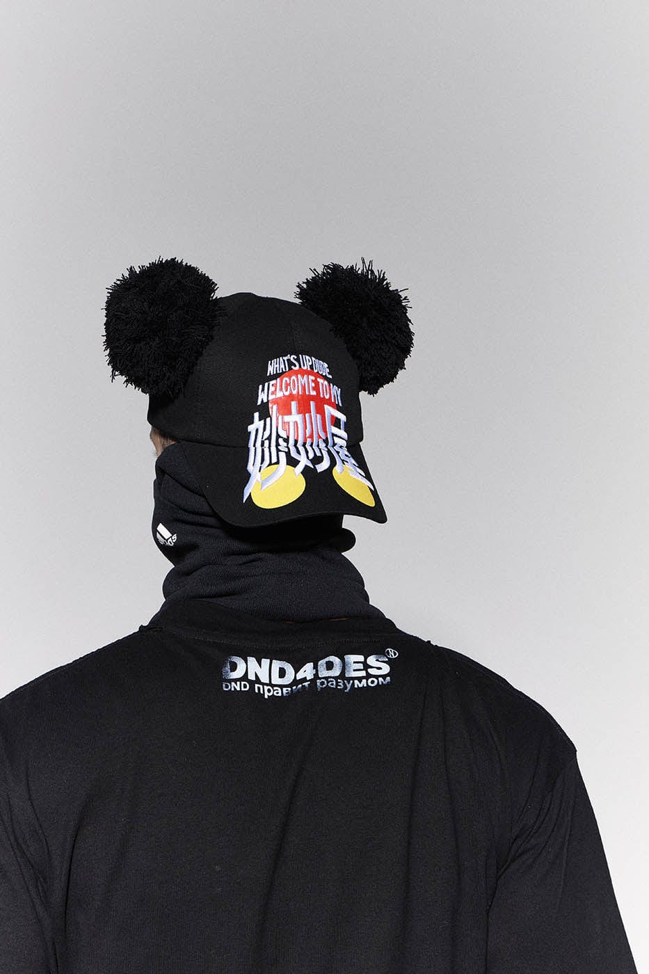 Playful Embroidered Mouse Cap -  mousekadoer - Playful Embroidered Mouse Cap for Everyday Fun - View 6