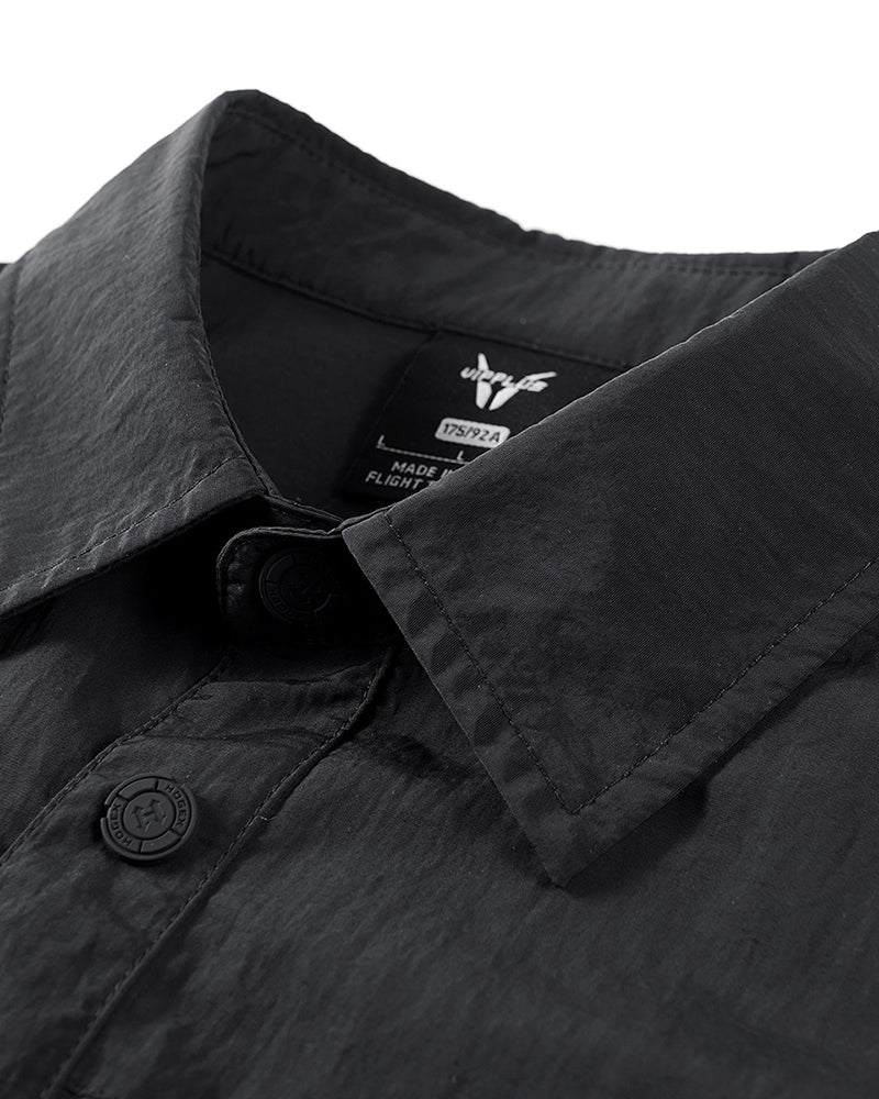 Pocketed Detachable Sleeves Shirt -  futuristic fashion - Versatile Pocketed Shirt with Detachable Sleeves - View 5