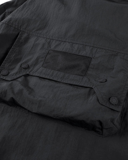 Pocketed Detachable Sleeves Shirt -  futuristic style - Versatile Pocketed Shirt with Detachable Sleeves - View 6