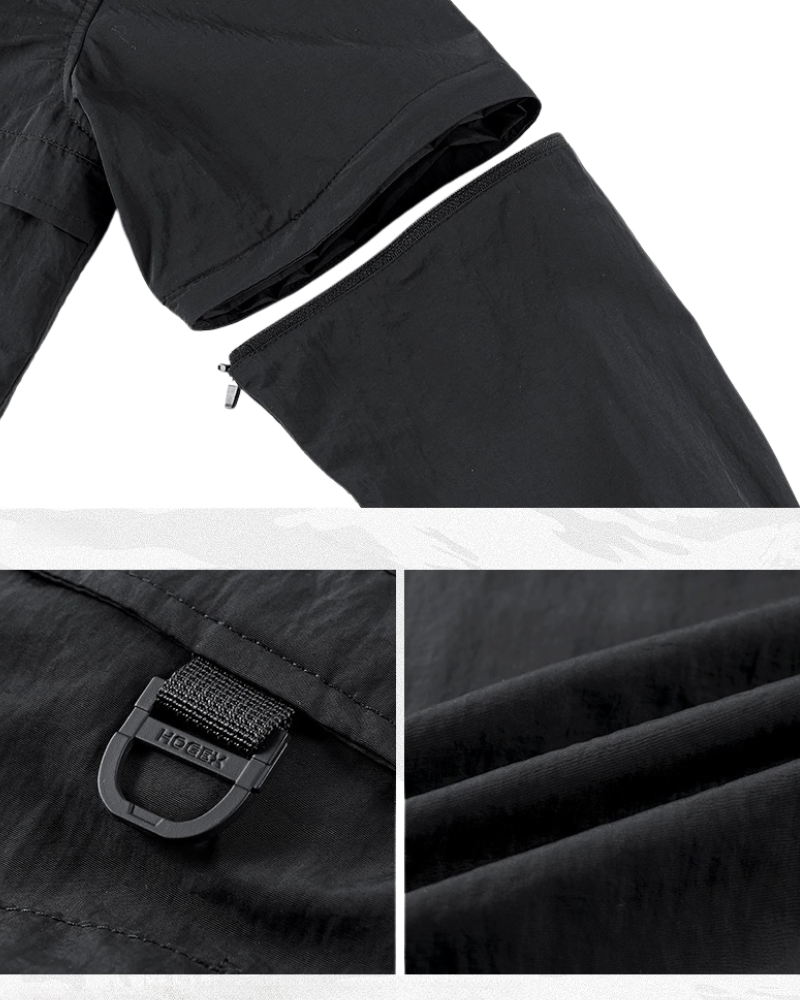 Pocketed Detachable Sleeves Shirt -  cyberpunk shirt - Versatile Pocketed Shirt with Detachable Sleeves - View 4
