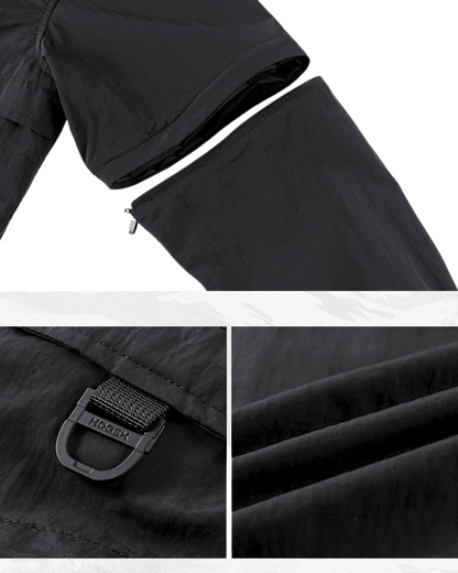 Pocketed Detachable Sleeves Shirt -  cyberpunk shirt - Versatile Pocketed Shirt with Detachable Sleeves - View 4