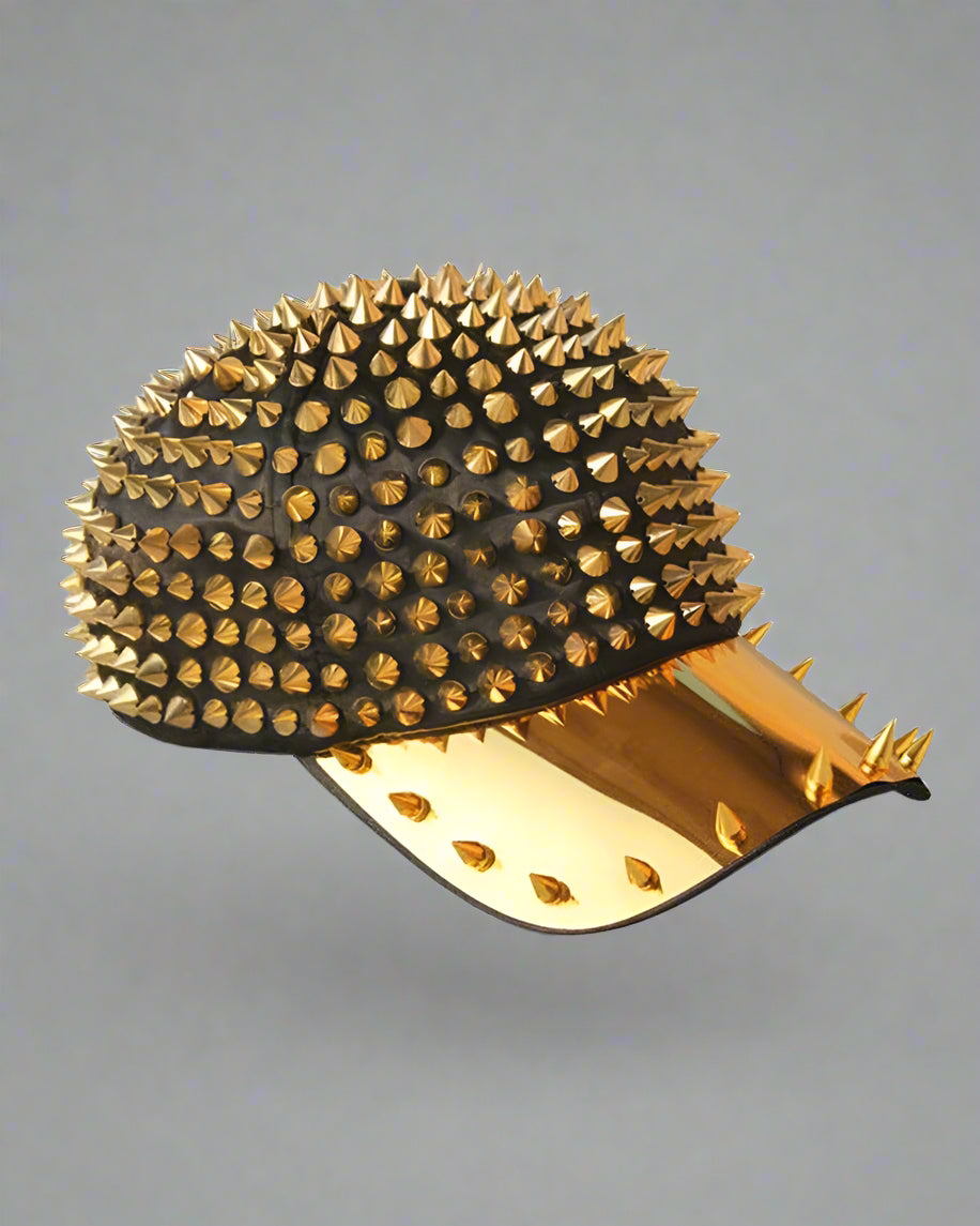 Punk Rivet Cap Adventure Hat -  rivet cap - Punk Rivet Cap: Stylish Adventure Hat for Daily Wear - View 5