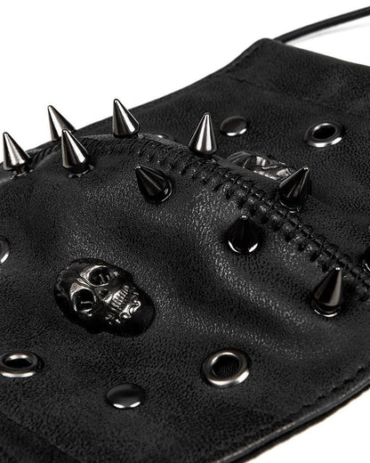 Punk Skull Rivet Mask -  techwear mask - Punk Skull Rivet Mask for Techwear Style - View 12