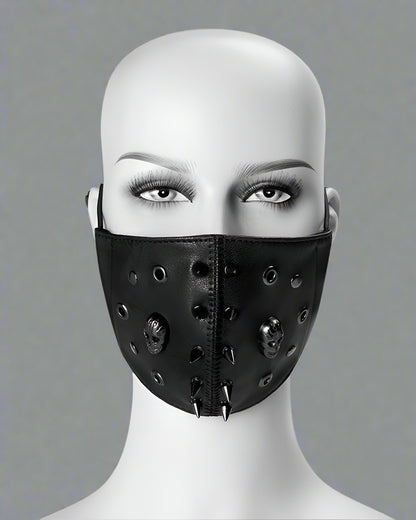 Punk Skull Rivet Mask - techwear style - Punk Skull Rivet Mask for Techwear Style - View 2