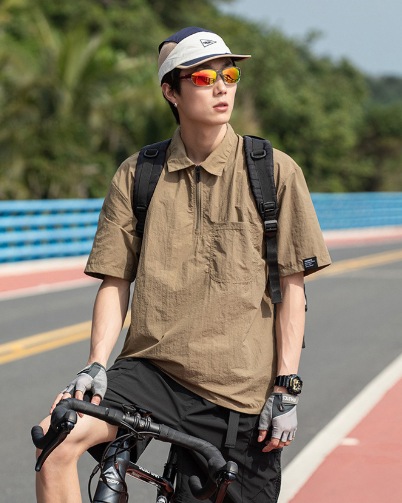Quick-Dry Polo for Summer Adventures - quick-dry - Quick-Dry Polo for Summer Outings and Activities - View 11