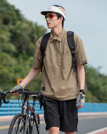 Quick-Dry Polo for Summer Adventures -  summer clothing - Quick-Dry Polo for Summer Outings and Activities - View 17