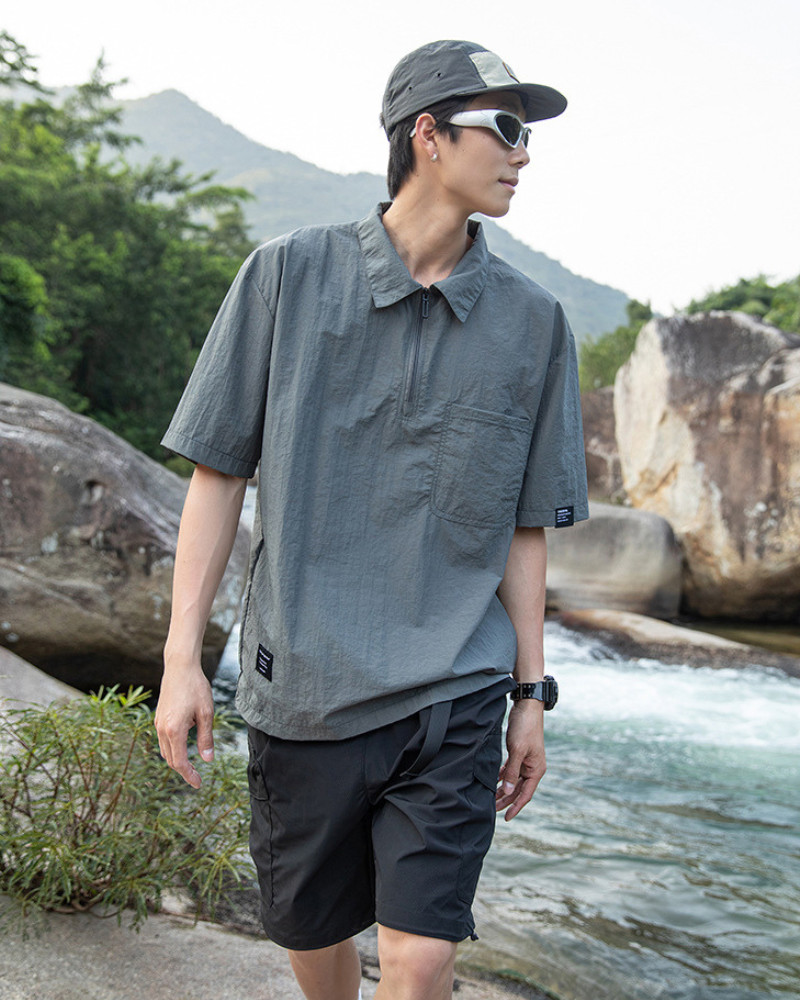 Quick-Dry Polo for Summer Adventures -  uv-resistant - Quick-Dry Polo for Summer Outings and Activities - View 9