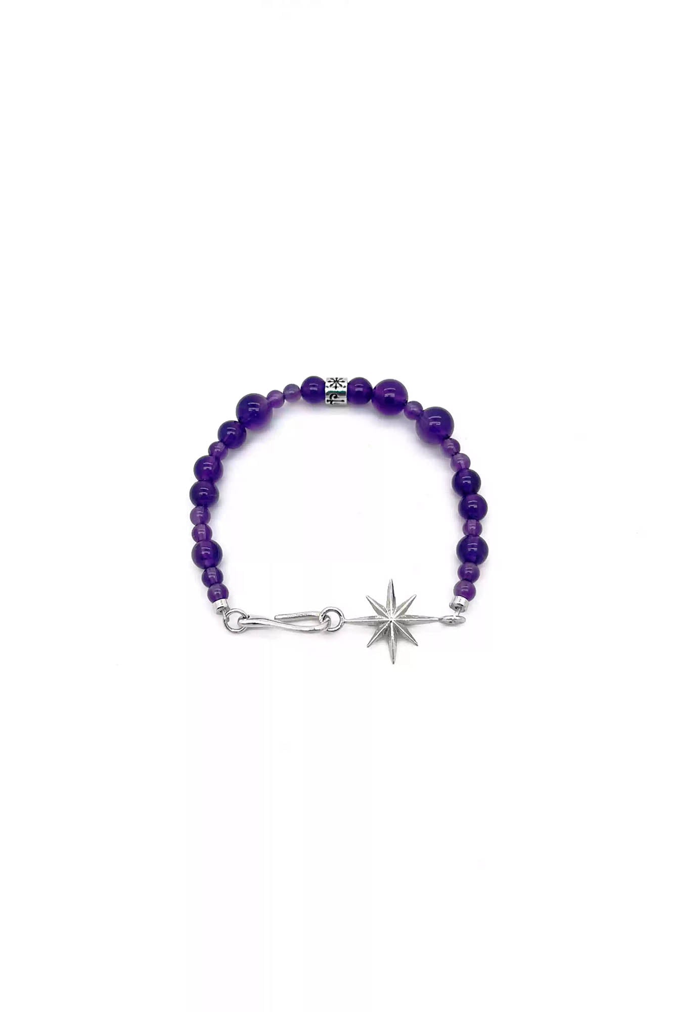 Amethyst Radiance Beaded Bracelet