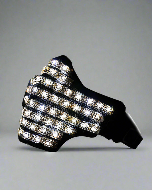 Radiant Cyberpunk Glow Mask - cyberpunk mask - Radiant Cyberpunk Glow Mask for Events and Nighttime Wear - Main view