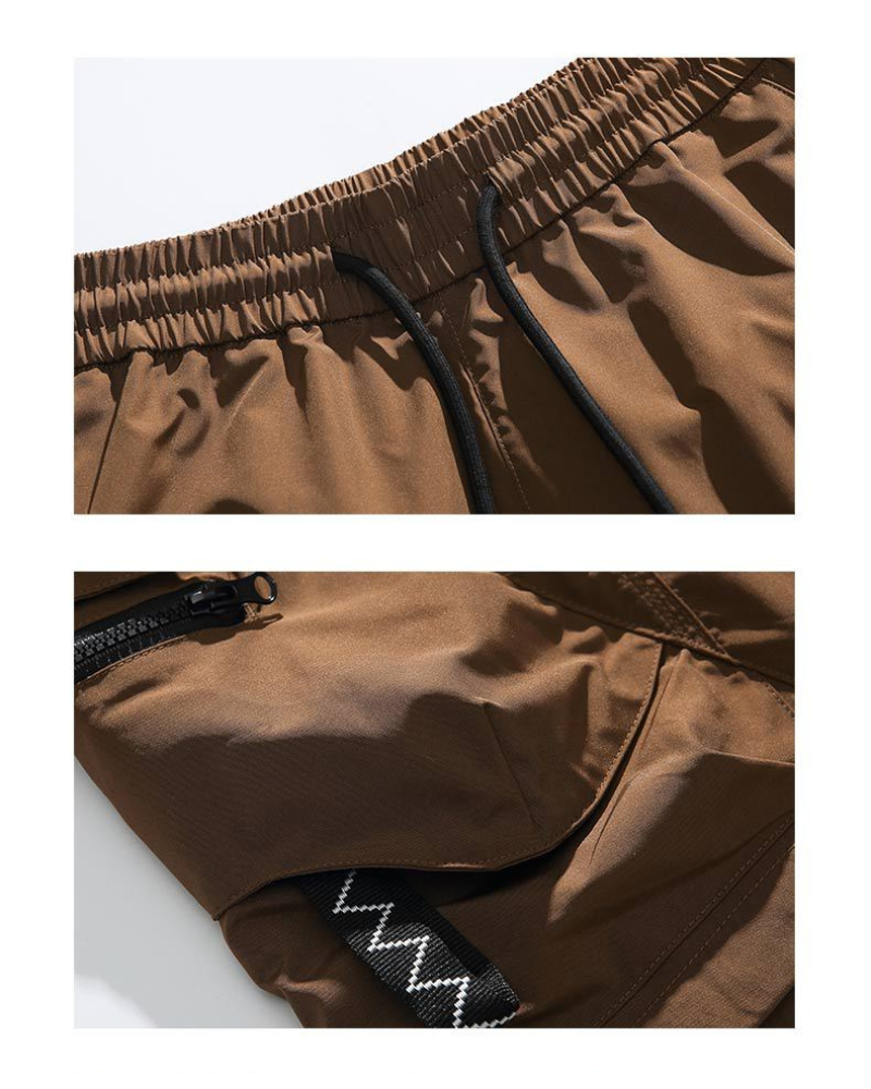 Rapid-Dry Adventure Cargo Shorts -  adjustable waist shorts - Quick-Dry Cargo Shorts for Outdoor Activities - View 13