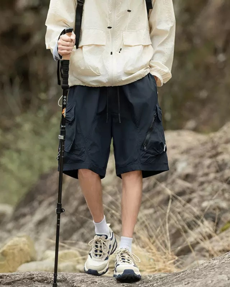 Rapid-Dry Adventure Cargo Shorts -  breathable - Quick-Dry Cargo Shorts for Outdoor Activities - View 5