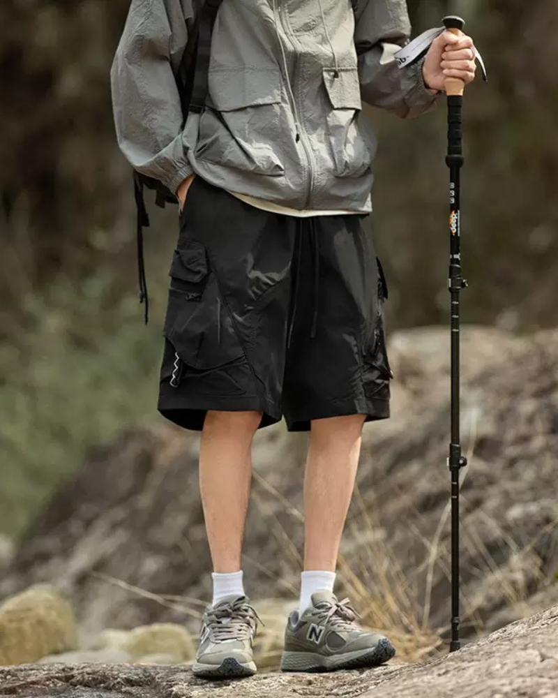 Rapid-Dry Adventure Cargo Shorts - outdoor cargo shorts - Quick-Dry Cargo Shorts for Outdoor Activities - View 10
